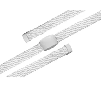 LED radio controlled flashing fabric wristbands - plain