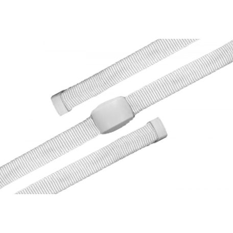 LED radio controlled flashing fabric wristbands - plain