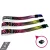 Fabric wristbands (15x340mm, full-colour custom printed on one side, variable data) - with plastic self-closing tube
