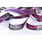 Fabric wristbands 15x340 mm full-colour custom printed on 1 side - with PST (plastic self-closing tube) - EXPRESS