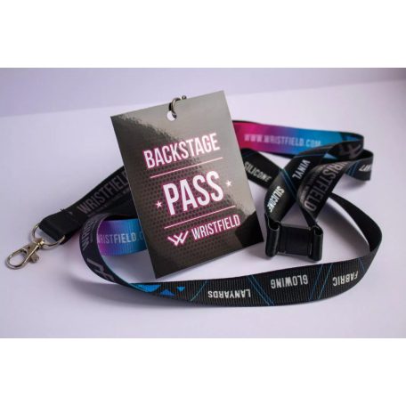 Laminated A7 Pass full-colour printed on both sides (4+4C) with hole - variable data