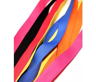 Ribbed Plain Lanyards 20x900 mm - with metal thumb hook