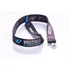 Ribbed Lanyards 20x900 mm full-colour custom printed on both sides - with metal thumb hook
