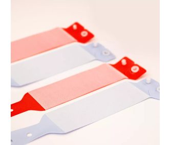 Medical Vinyl Wide Face wristbands - Adult