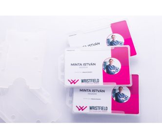 Plastic card 85x54 mm - full-colour printed on 1 side