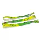 R-PET Wristband (15x340 mm, full-colour custom printed on one side, eco-friendly) with metal ring