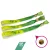 R-PET Wristband (15x340 mm, full-colour custom printed on one side, eco-friendly, variable data) - with adjustable bamboo bead