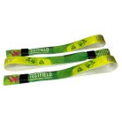 R-PET Wristband (15x340 mm, full-colour custom printed on one side, eco-friendly) - with plastic self-closing tube