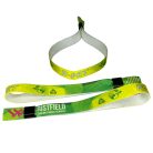R-PET Wristband (15x340 mm, full-colour custom printed on one side, eco-friendly) - with plastic self-closing tube