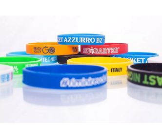   Silicone wristbands customized with 1 colour print - KID Size
