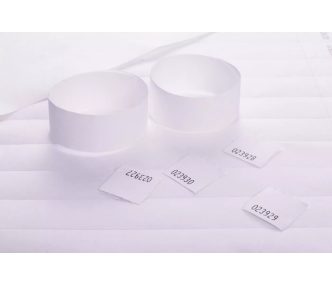 Tyvek 1" wristbands with full-colour printing + STUB