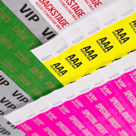 Tyvek 1 wristbands Patterns - AAA