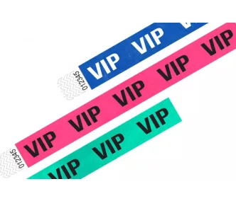 Tyvek 1 wristbands Patterns - VIP