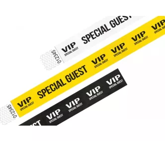 Tyvek 1 wristbands Patterns - VIP Special Guest