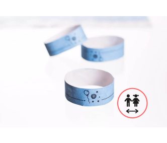 Tyvek 3/4 wristbands KID Size 19x200 mm - KID pattenrs