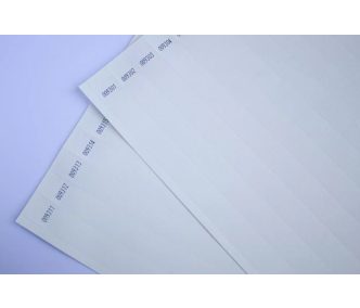 Special Tyvek 3/4" wristbands for Laser Printers