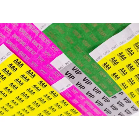 Tyvek 3/4 wristbands Patterns - Carnival
