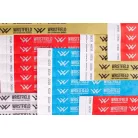 Tyvek 3/4" wristbands with 1 colour + UV (only visible under blacklight) printing