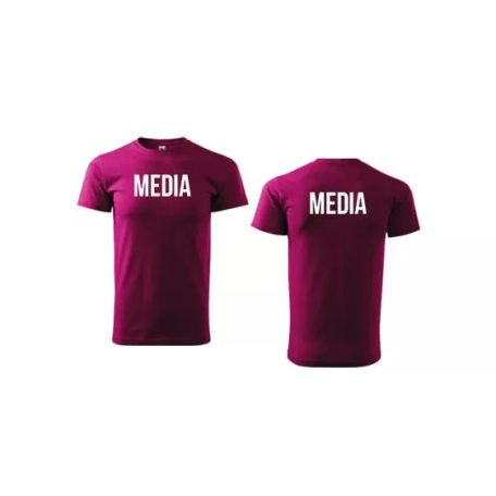 T-Shirt unisex round neck - MEDIA