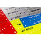 Vinyl Straight wristbands - 1 colour printed