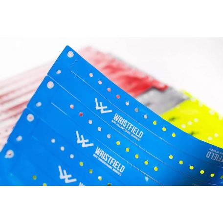 Vinyl Straight wristbands - 1 colour printed